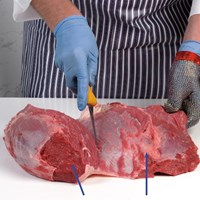 Thick Flank – seam cut - Mini Joints ‘Centre Cut’ Meat Cut Spec Step 6